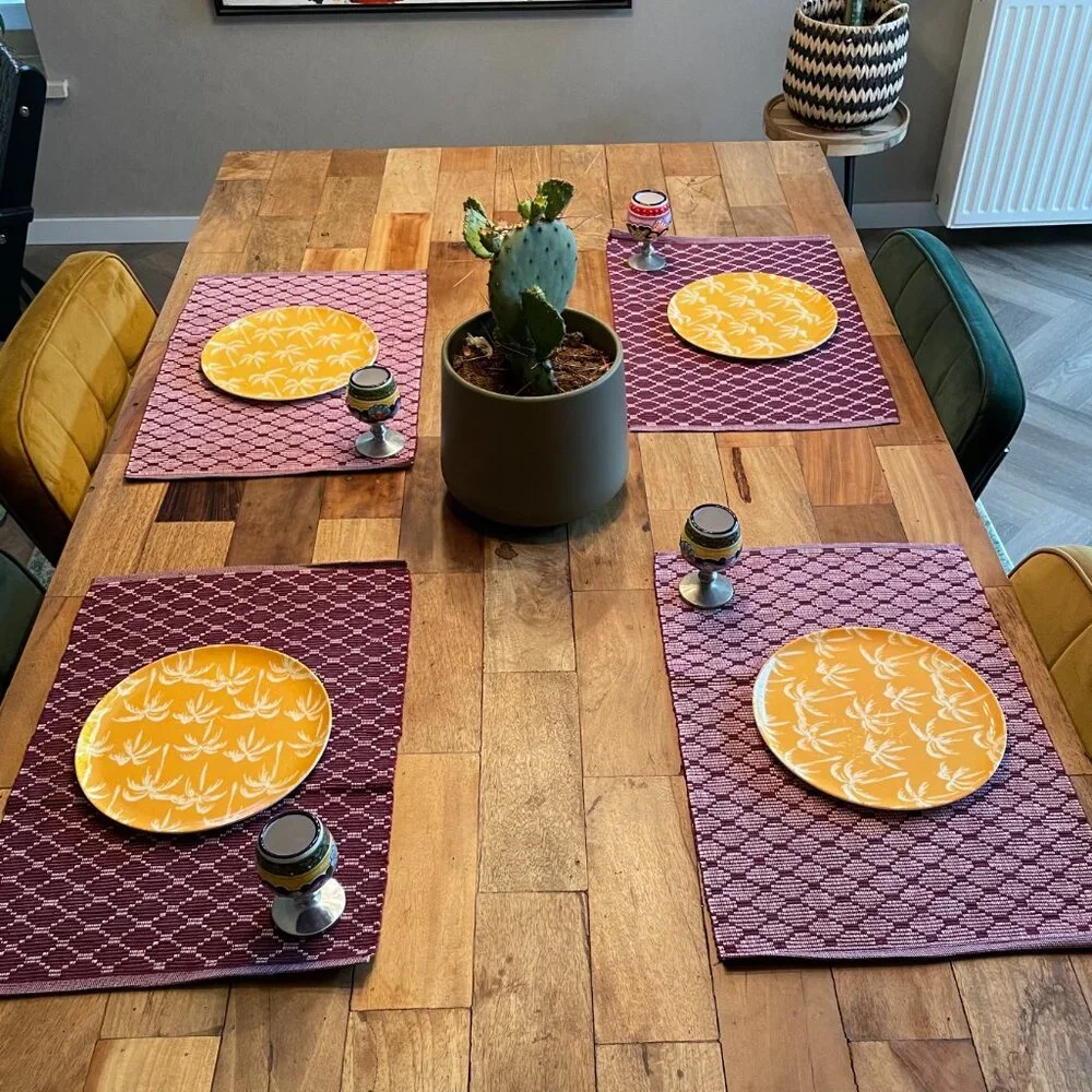 Set of 4 Cordillera placemats, Philippines